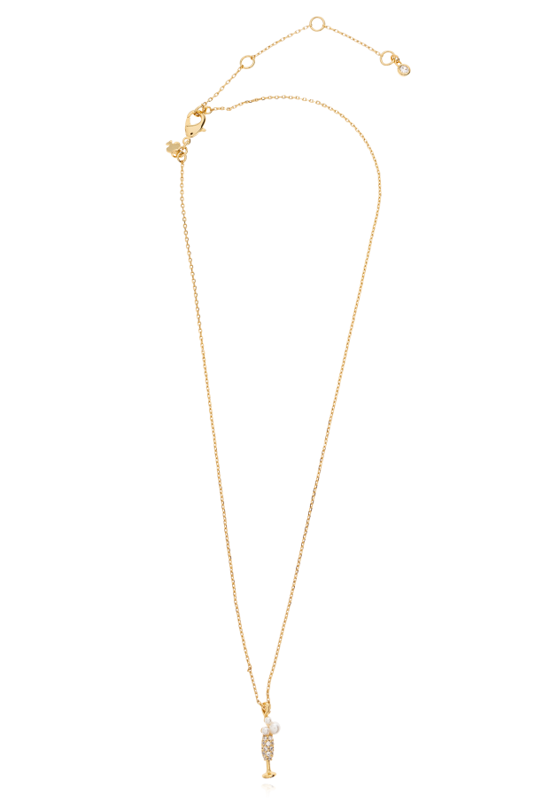 Kate Spade Necklace with a pendant featuring shimmering crystals