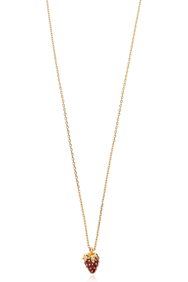 Necklace with a pendant featuring sparkling crystals od Kate Spade
