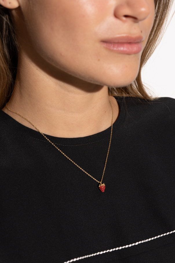 Kate Spade Necklace with a pendant featuring sparkling crystals