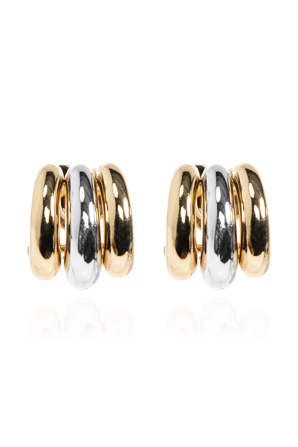 Brass earrings od Kate Spade