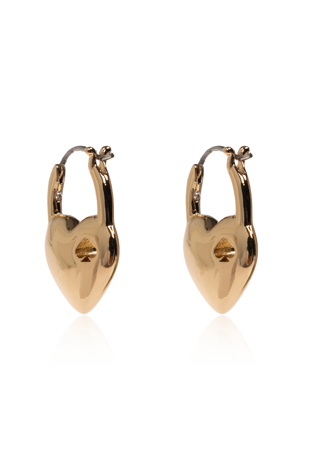 Kate Spade Dangling heart-shaped earrings