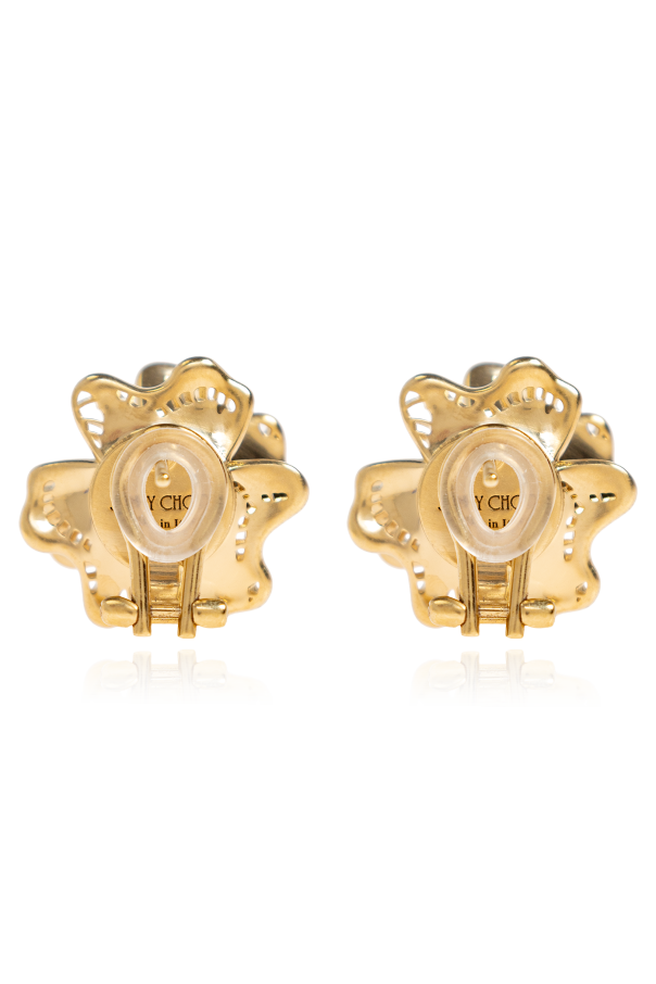 Jimmy Choo Brass earrings