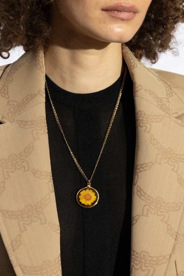 A.P.C. Necklace with floral motif