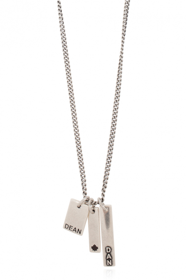 Dsquared2 Necklace with logo pendants