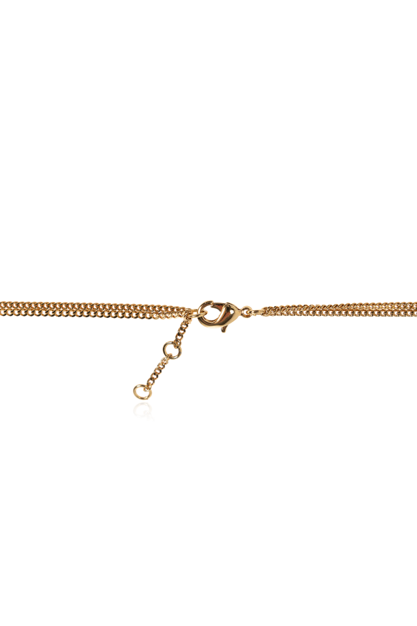 Dsquared2 Short necklace with a religious motif