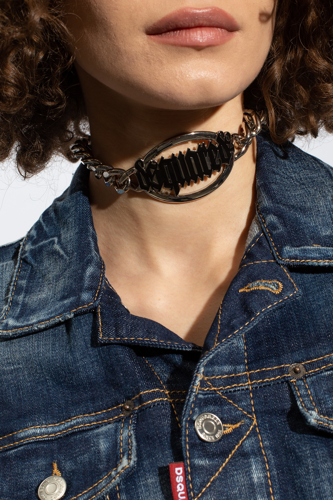 Dsquared2 Brass choker