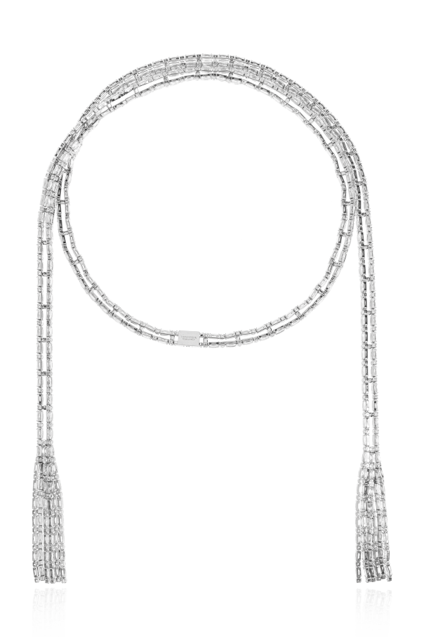 Necklace with shimmering crystals od Dsquared2