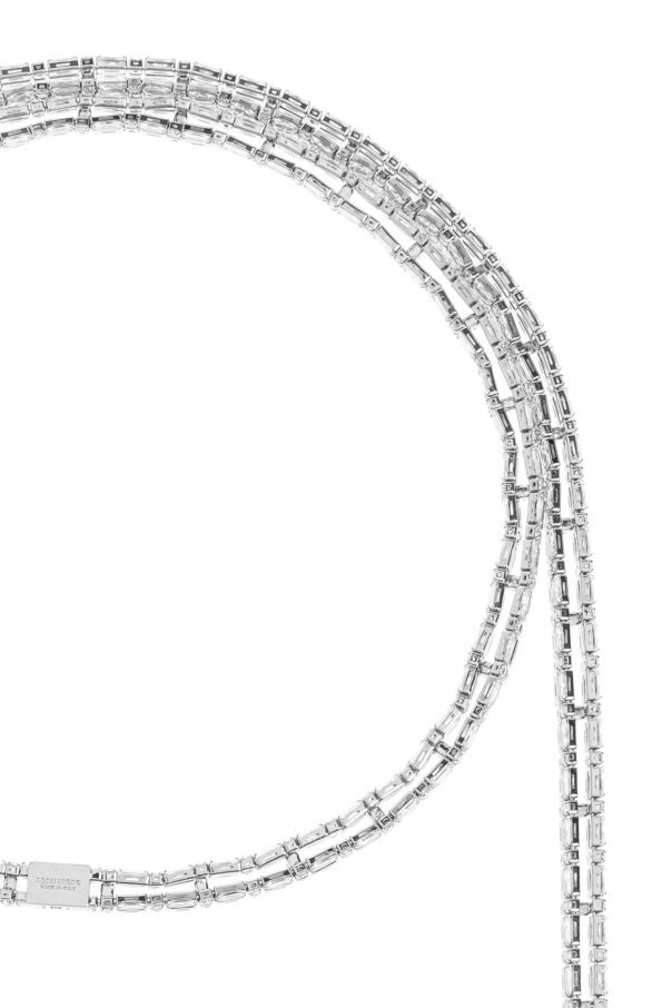 Dsquared2 Collar con cristales brillantes