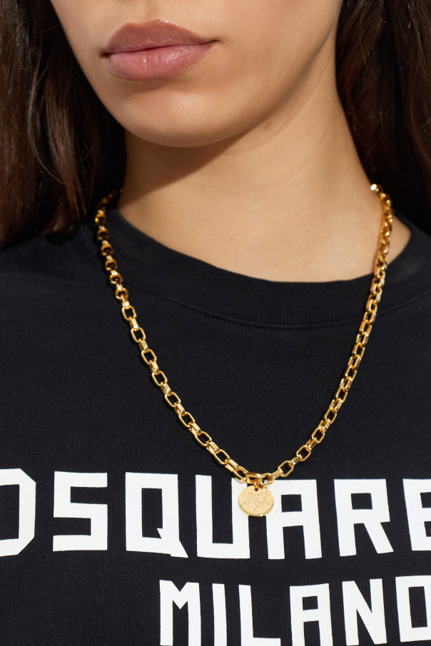 Dsquared2 Necklace with a round pendant