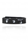 Off-White Leather bracelet with logo