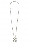 Off-White SILVER Logo necklace