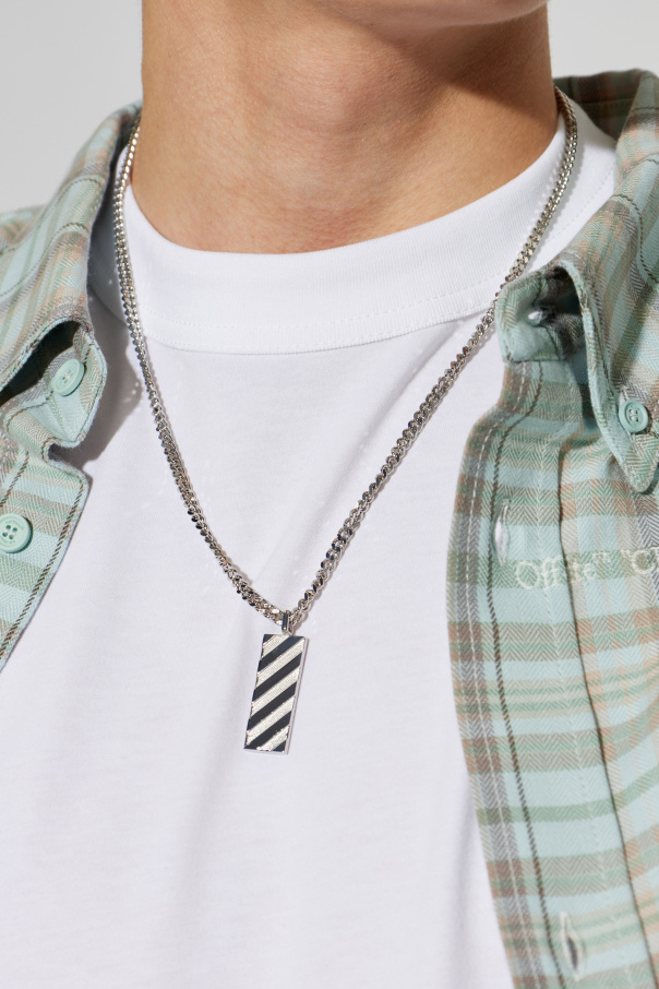 Off-White Necklace with pendant