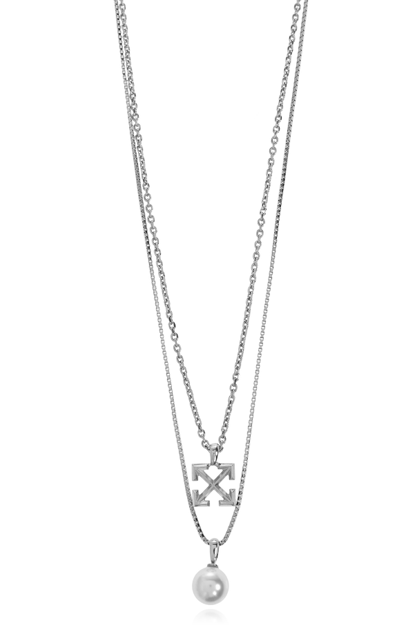 Faux pearl necklace od Off-White