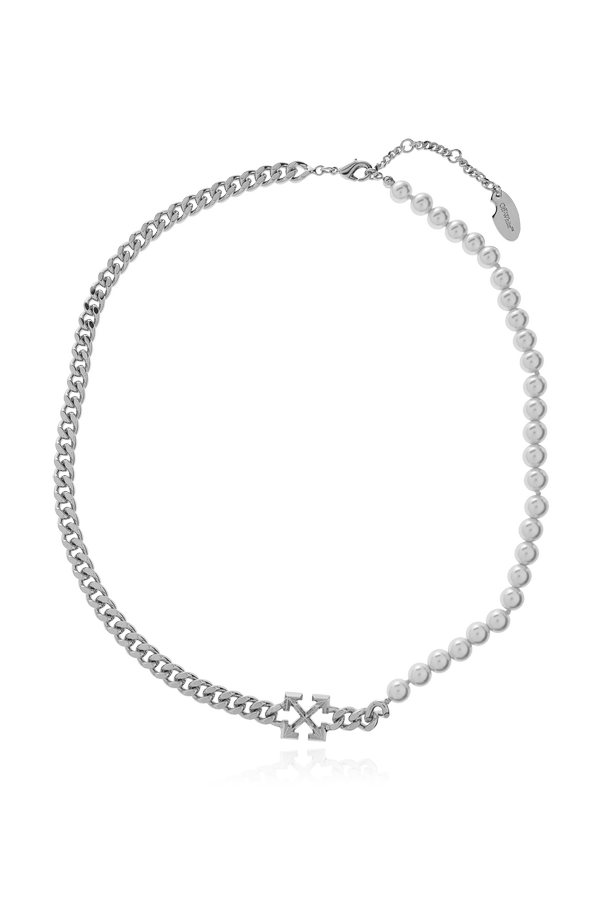 Imitation pearl necklace od Off-White