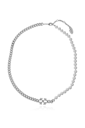 Collar de perla artificial