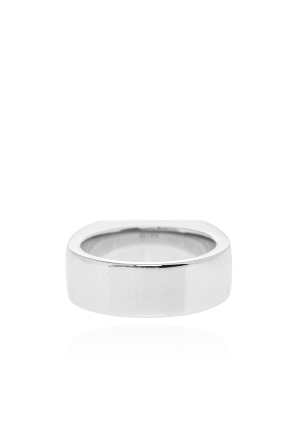Off-White Brass signet ring