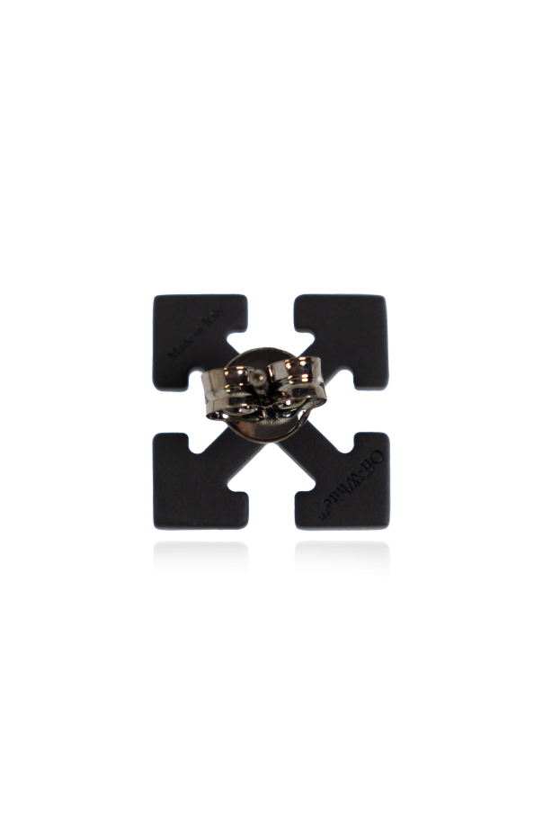 Off-White Single earring in logo shape