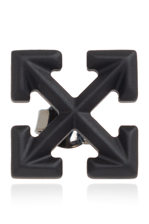 Off-White Single earring in logo shape