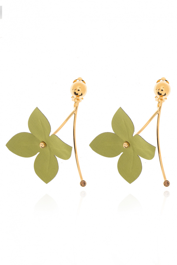 Marni Clip-on earrings with floral motif