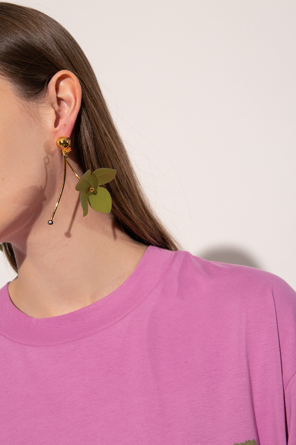 Marni Clip-on earrings with floral motif