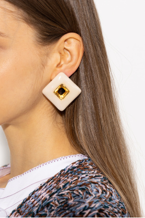 Square clip-one earrings od Marni
