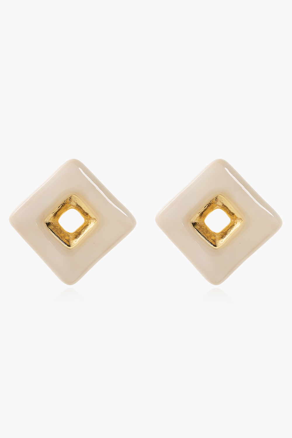 Marni Square clip-one earrings