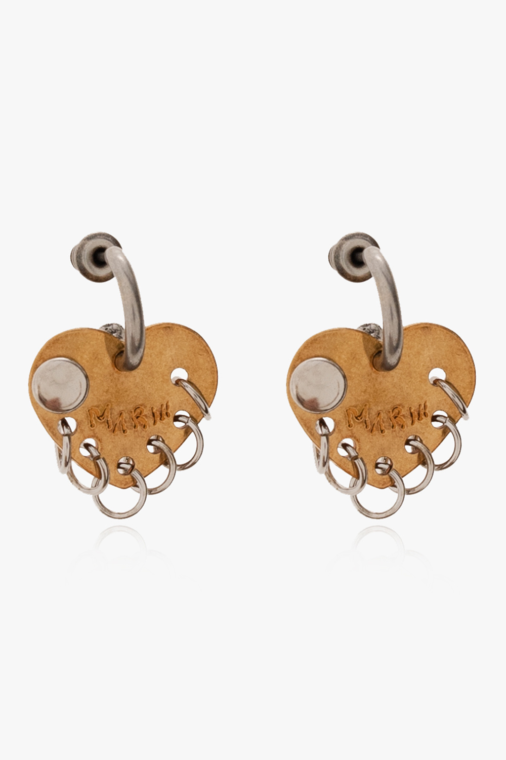 marni gold Brass earrings