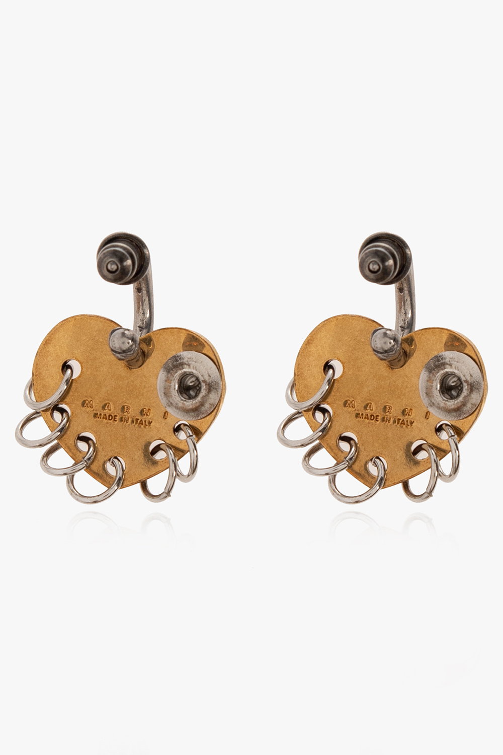marni gold Brass earrings