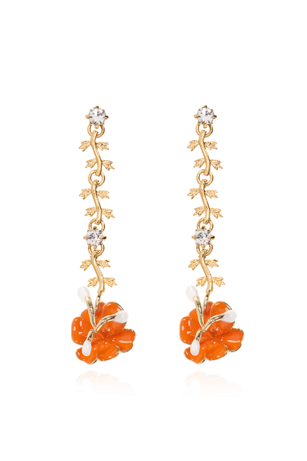 Marni Drop earrings with floral motif