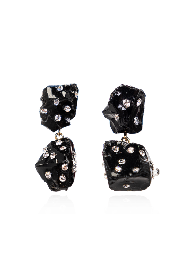 Marni Big Obsidian earrings