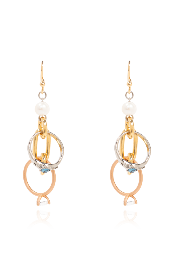 marni wrap-around Earrings with pendants