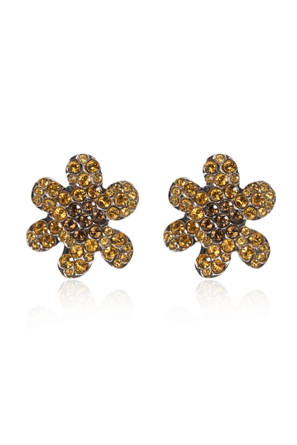 Earrings with shimmering crystals od Marni