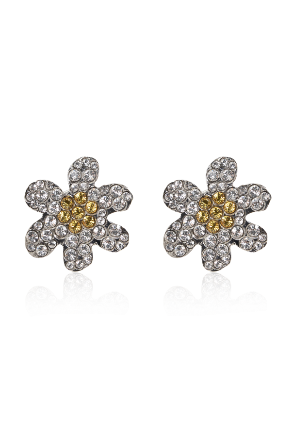 Earrings with shimmering crystals od Marni