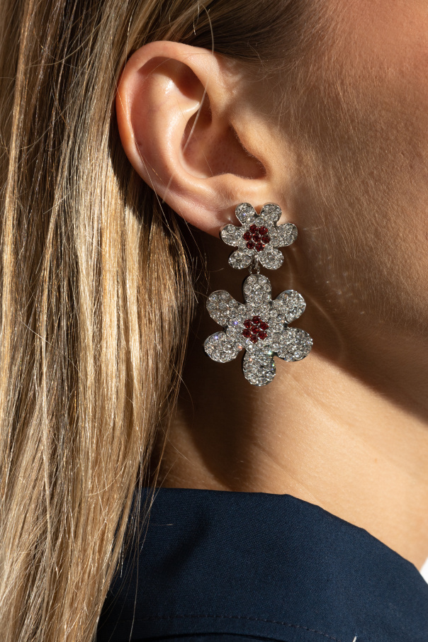 Marni Floral motif earrings