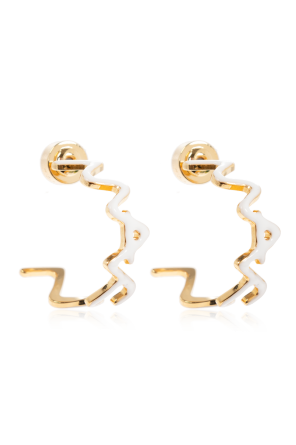 Earrings with logo