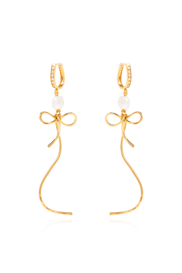 Brass earrings od Marni