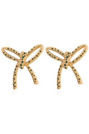 Bow-shaped earrings