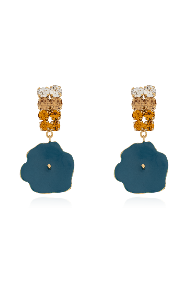 Earrings with shimmering crystals od Marni