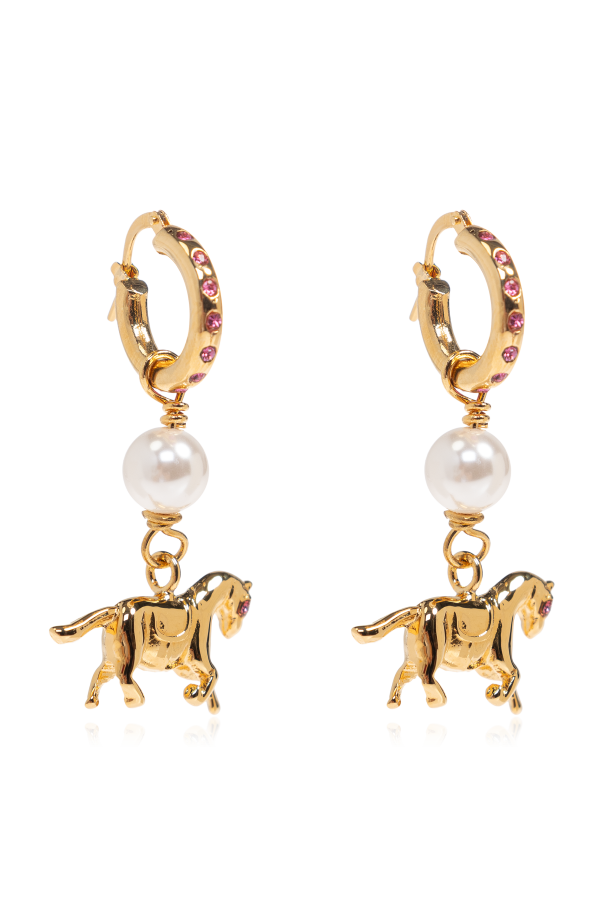 Brass earrings od Marni