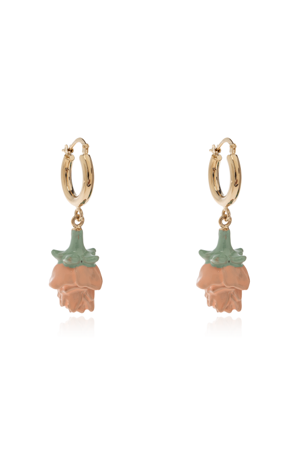 Earrings with a floral motif od Marni