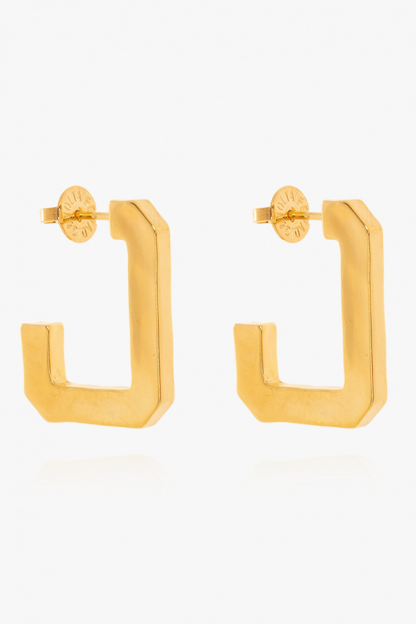 Zadig & Voltaire ‘Cecilia’ brass earrings