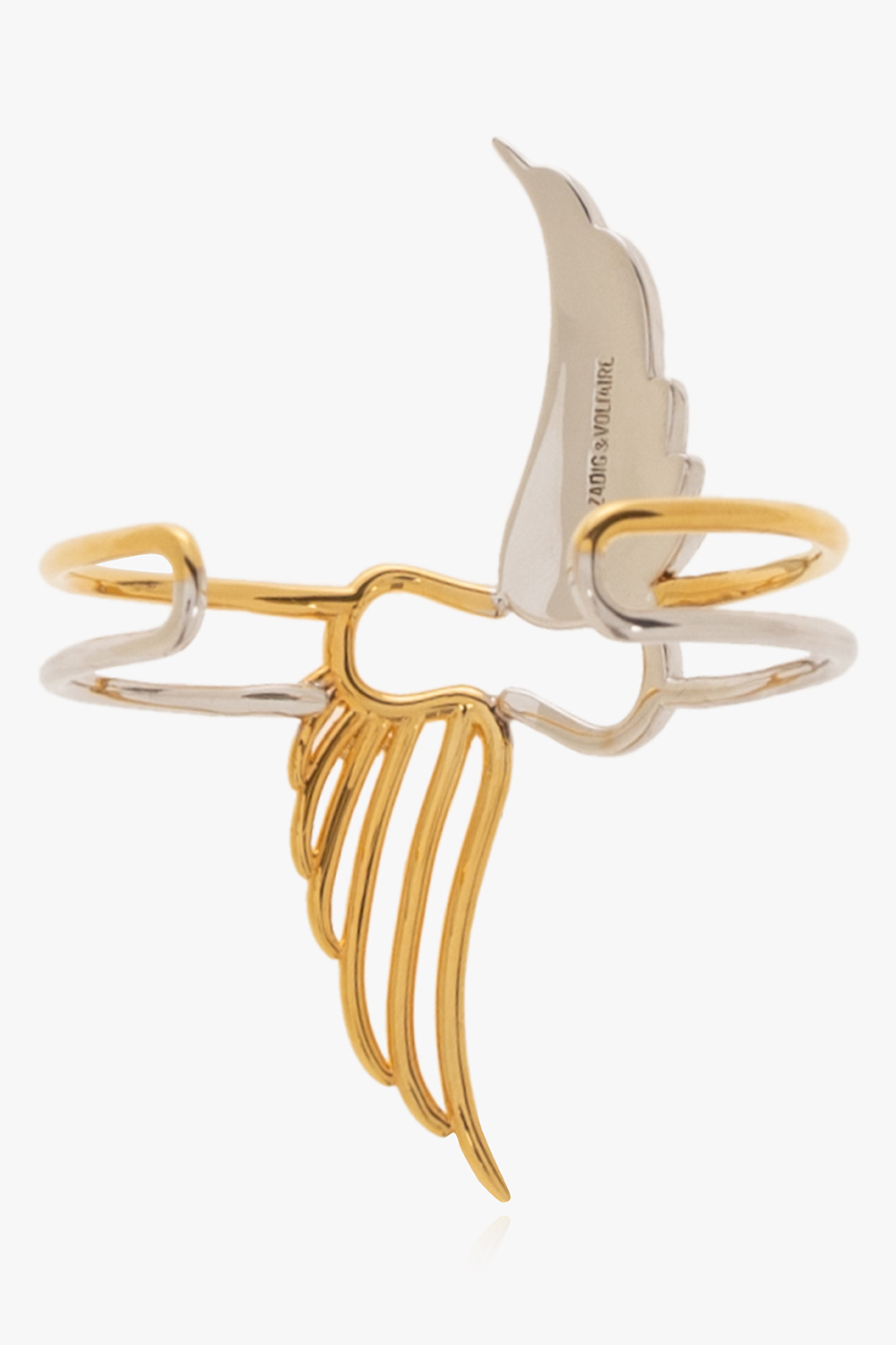 Zadig & Voltaire ‘Rock Over’ brass bracelet