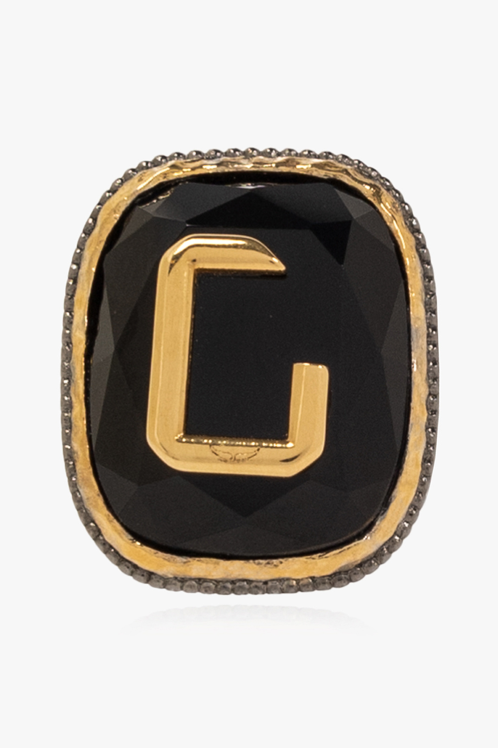 Louis Vuitton LV Signet Ring - Black, Brass Signet Ring, Rings