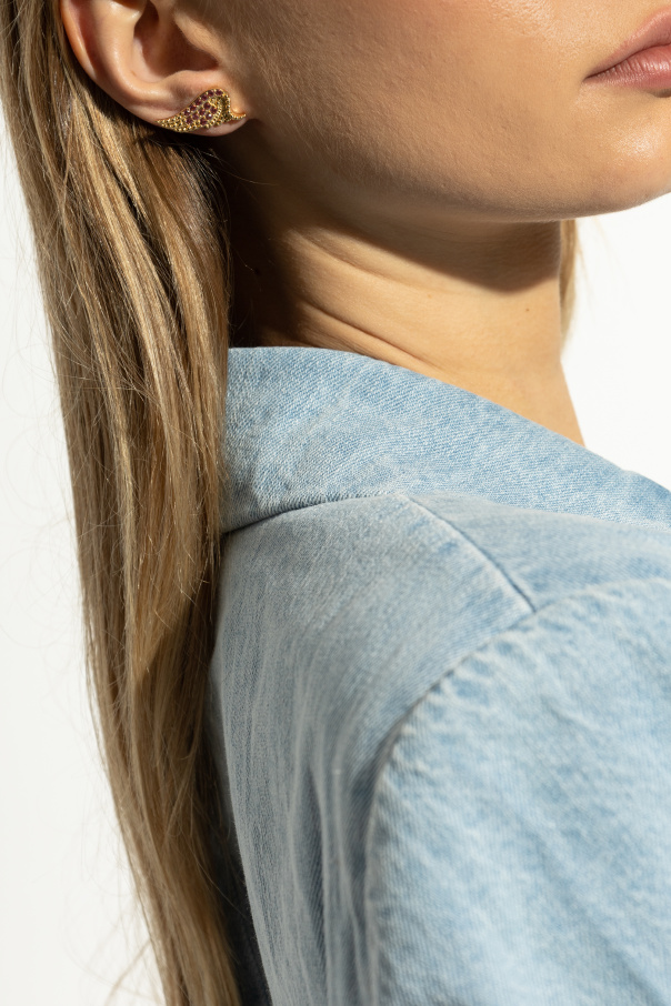 Zadig & Voltaire Earrings with sparkling crystals