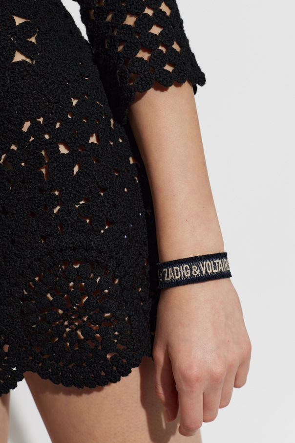 Zadig & Voltaire Armband mit Stickerei