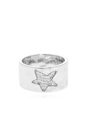 "rock star" ring with shimmering crystals od Zadig & Voltaire