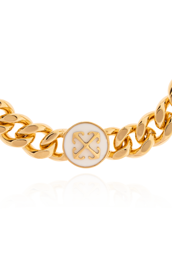 Off-White Mosiężna bransoleta
