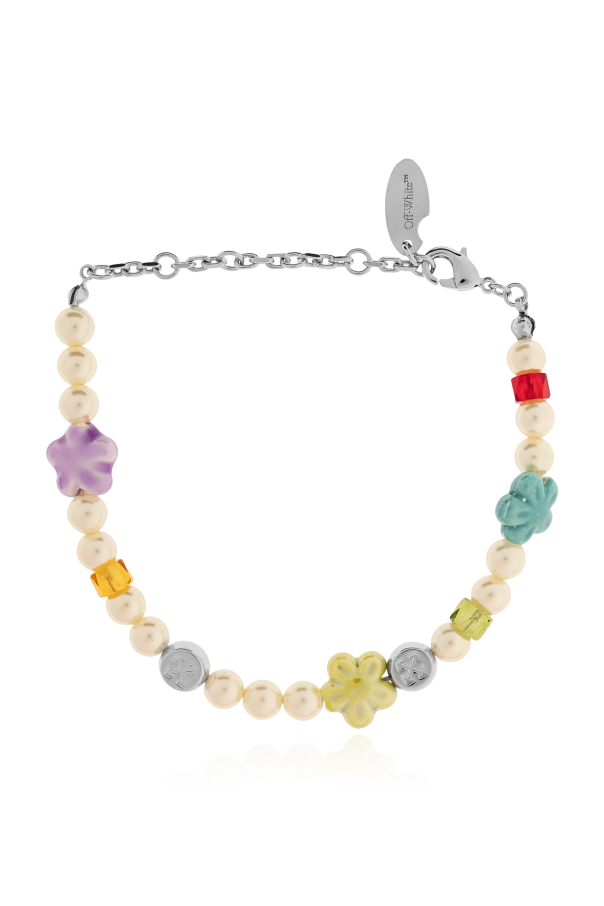 Bracelet with glass pearls od Off-White