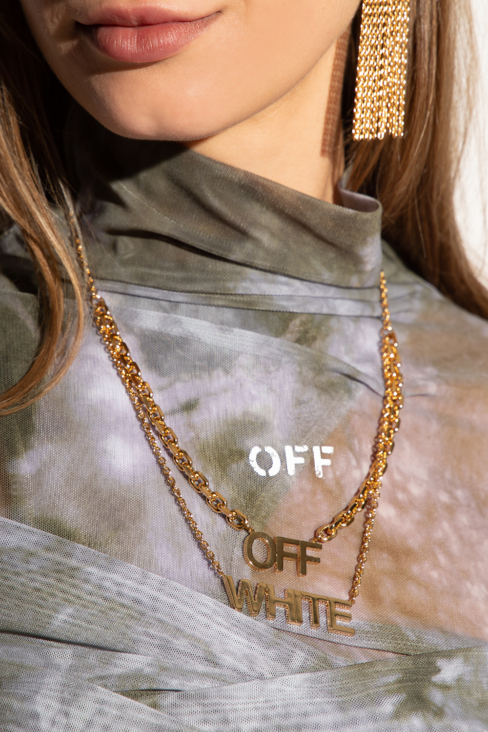 Off-White Necklace with logo