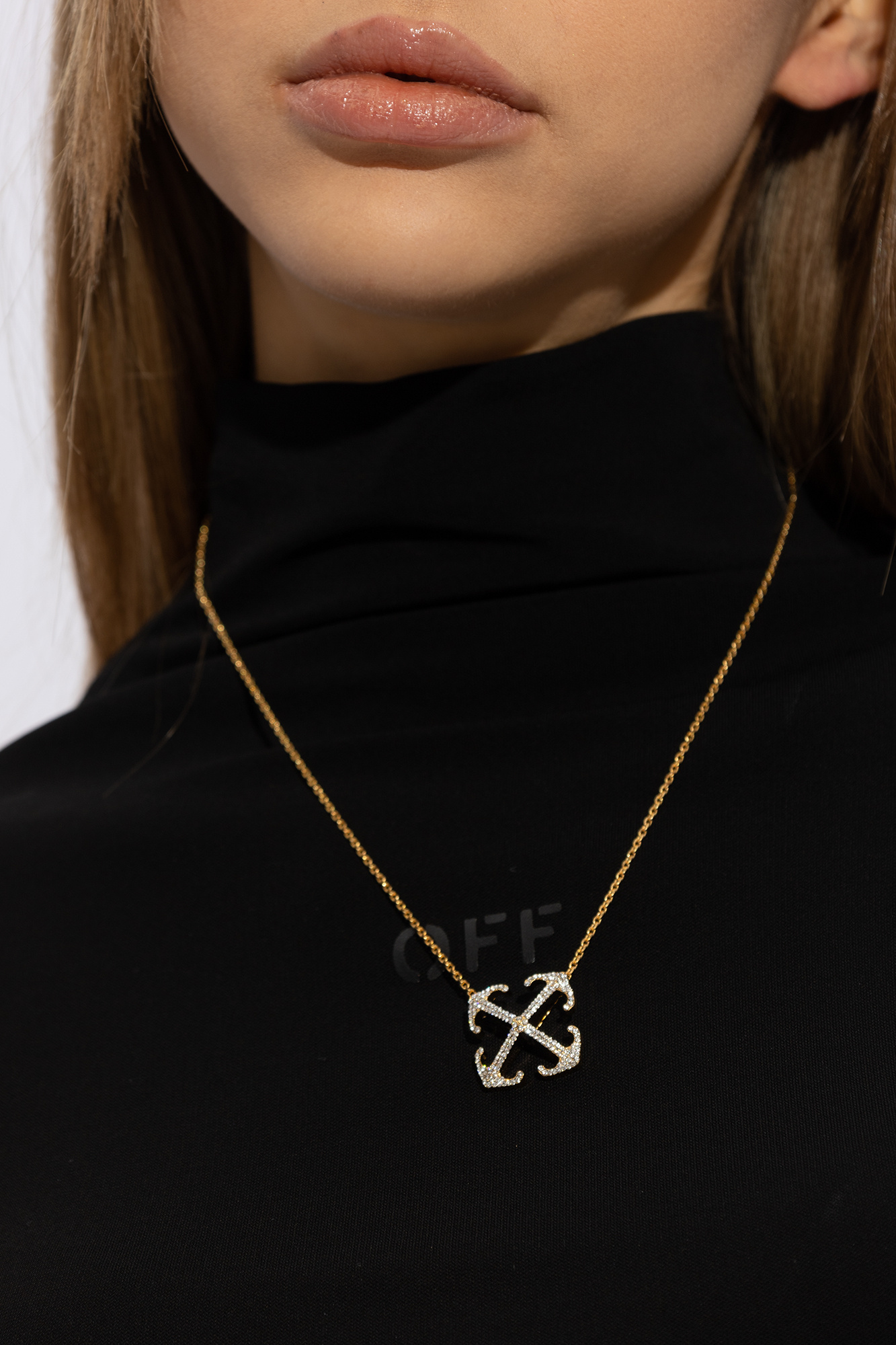 Off-White Brass necklace